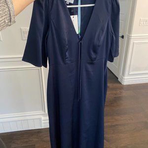 NAVY Park & Fifth Kendal Tie Dress NWT
